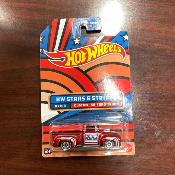 2022 Hot Wheels Custom '56 Ford Truck Stars & Stripes 7/8 Walmart Exclusive - Picture 1 of 4